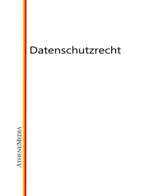 cover image of Datenschutzrecht